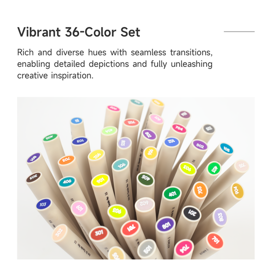 Kearing Ellipse Iron-on Transfer Pen | Vibrant 36 Color Set