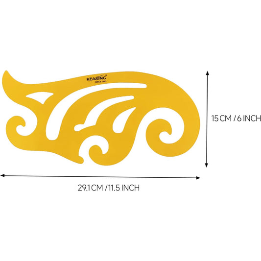 UK Kearing French Curve Ruler Template