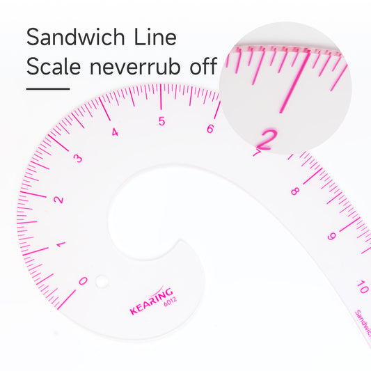 Kearing 6012 Plastic Curve Ruler 12”