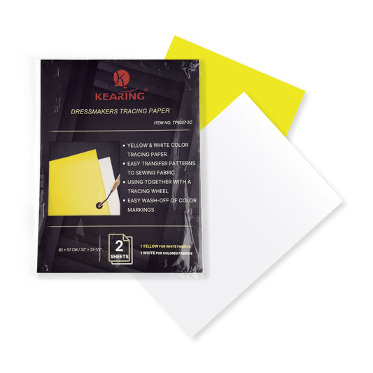 Dressmakers Tracing Paper Yellow and White, Large Sized 82cm x 57 cm