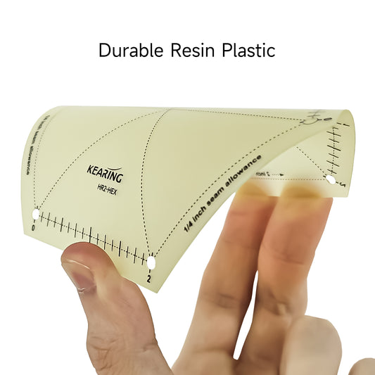 Kearing 2 inch Hot Ironing Quilting Template Set