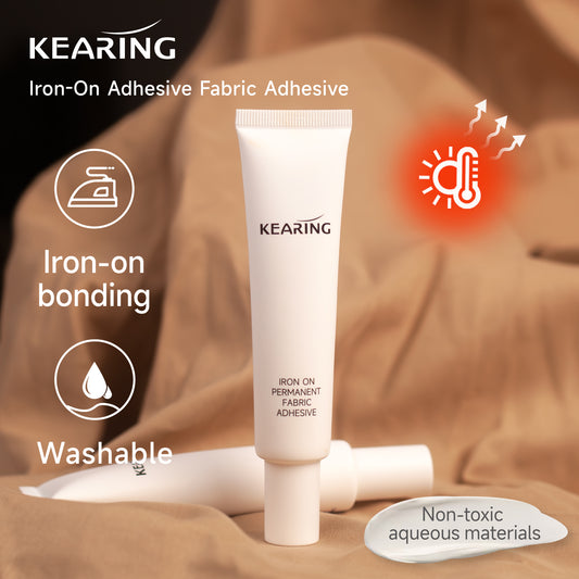 Kearing Iron-on Permanent Fabric Adhesive