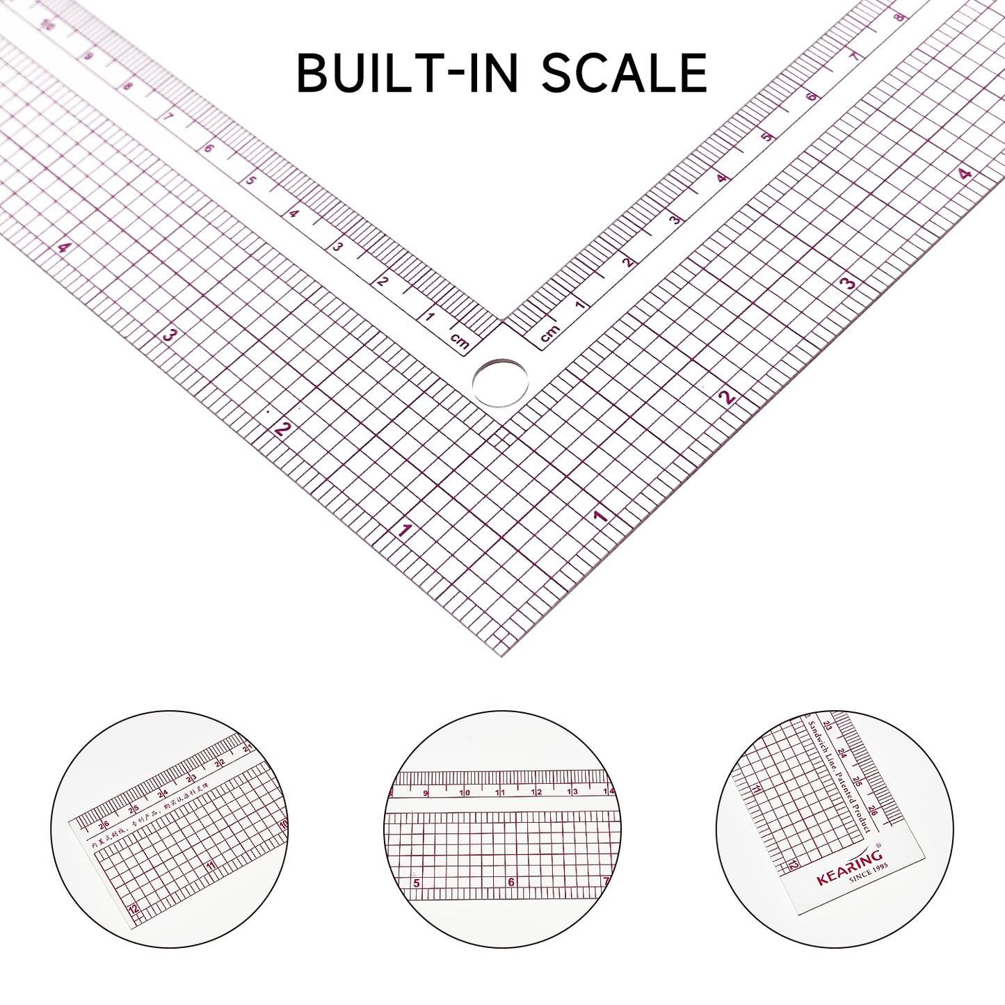 Kearing 5812 Plastic L Square 12” & 26cm