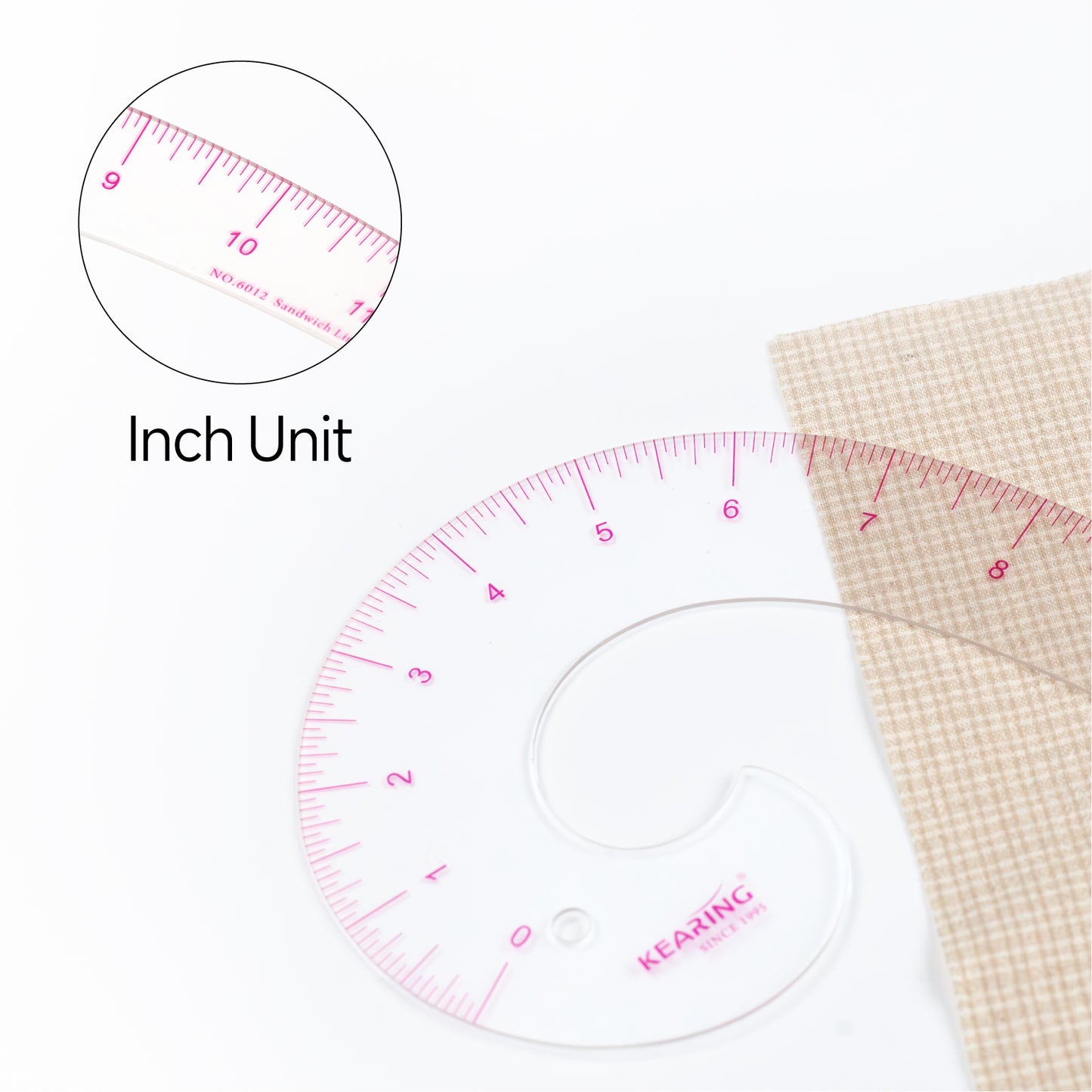 Kearing 6012 Plastic Curve Ruler 12”
