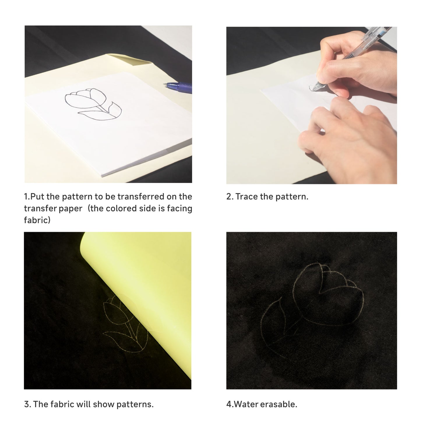 Dressmakers Tracing Paper Yellow and White, Large Sized 82cm x 57 cm