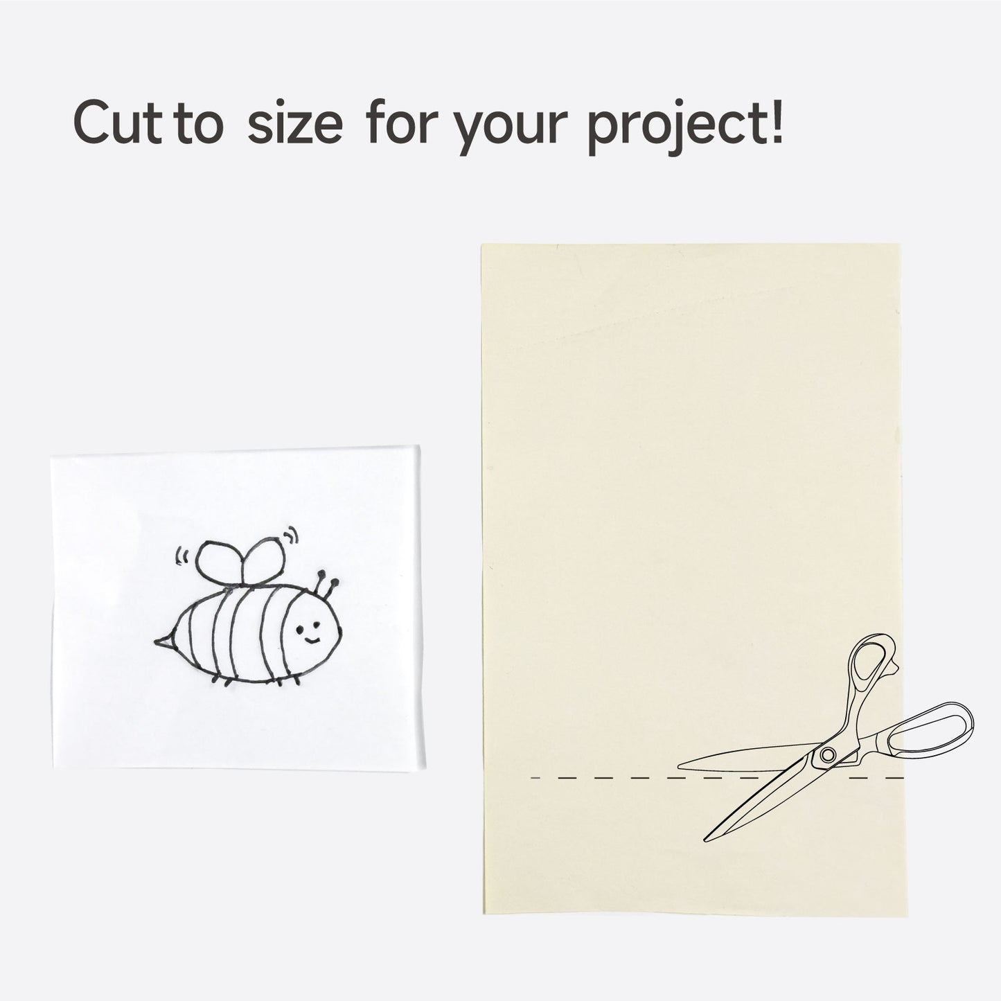 Dressmakers Tracing Paper Yellow and White, Large Sized 82cm x 57 cm
