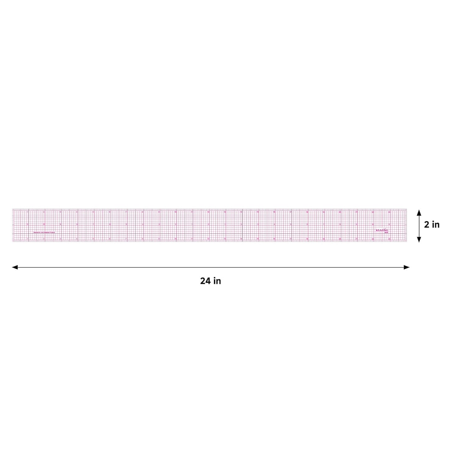 UK Pattern Grading Ruler – Clear Plastic Sewing & Quilting Ruler