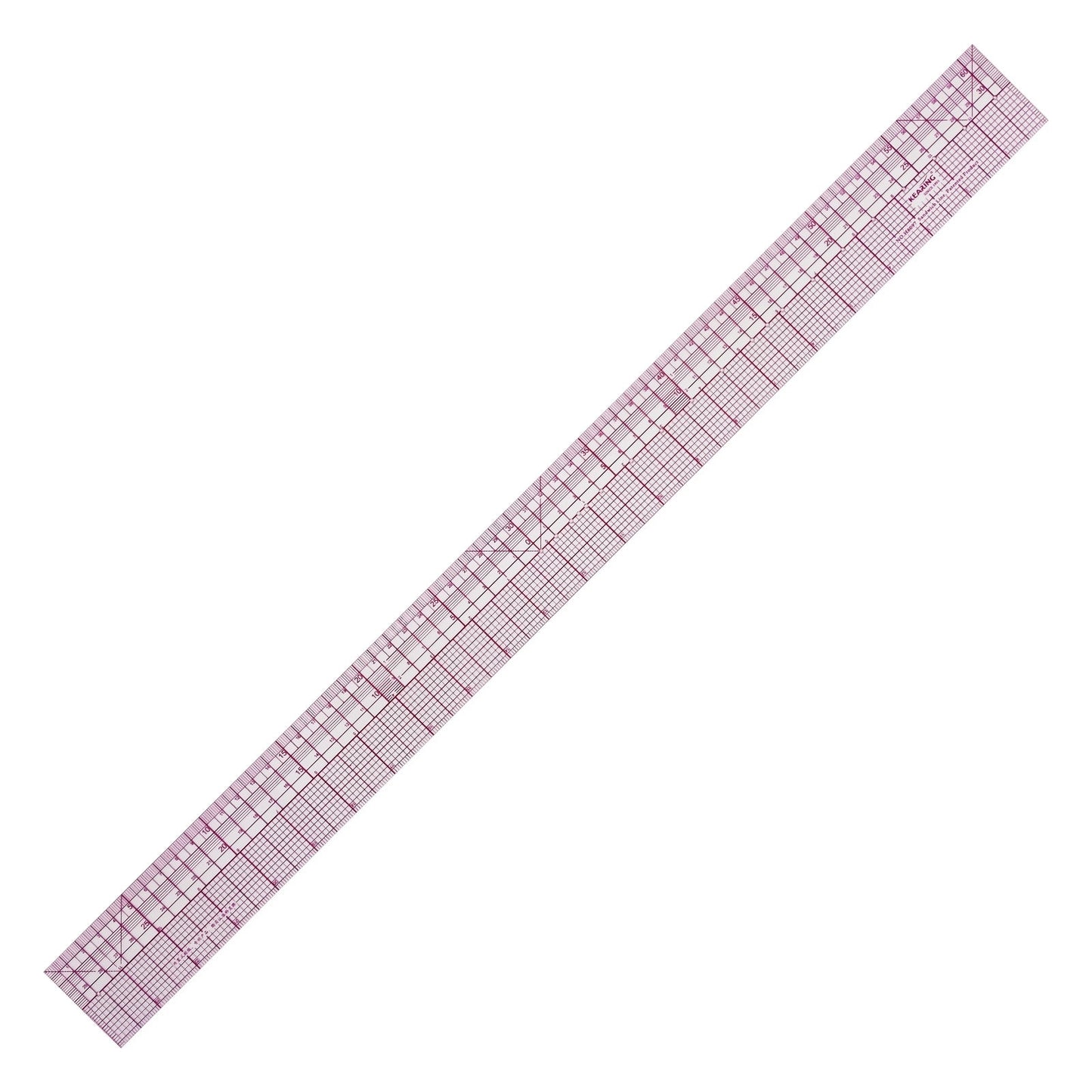 UK Pattern Grading Sewing Ruler, Dual Imperial and Metric Markings