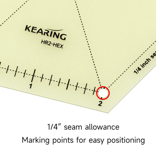 UK Hot Hem Ruler Template Set 5 Piece, Patented Heat Resistant Non-Slip