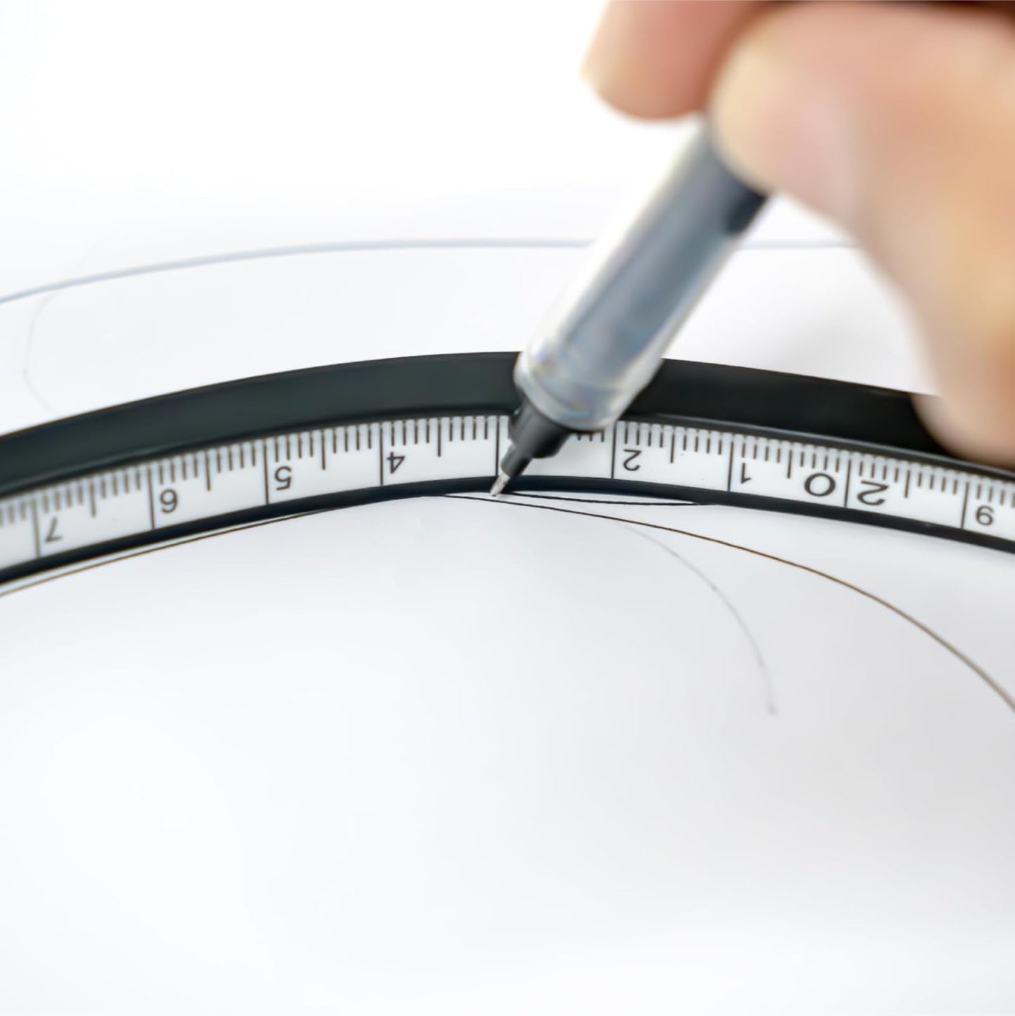 UK Flexible Curve Ruler – 12", 24", 36" Drafting & Pattern Design Ruler