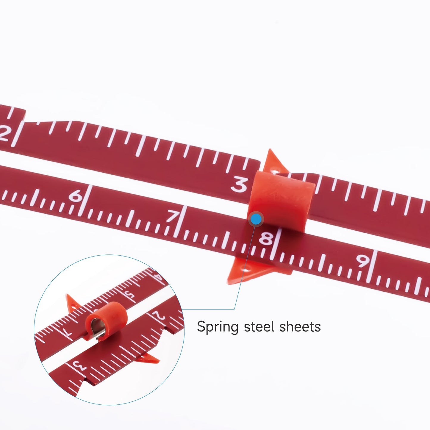 UK Sliding Marker Sewing Gauge for Hems, Tucks, Pleats, Buttonholes - 6" or 7"