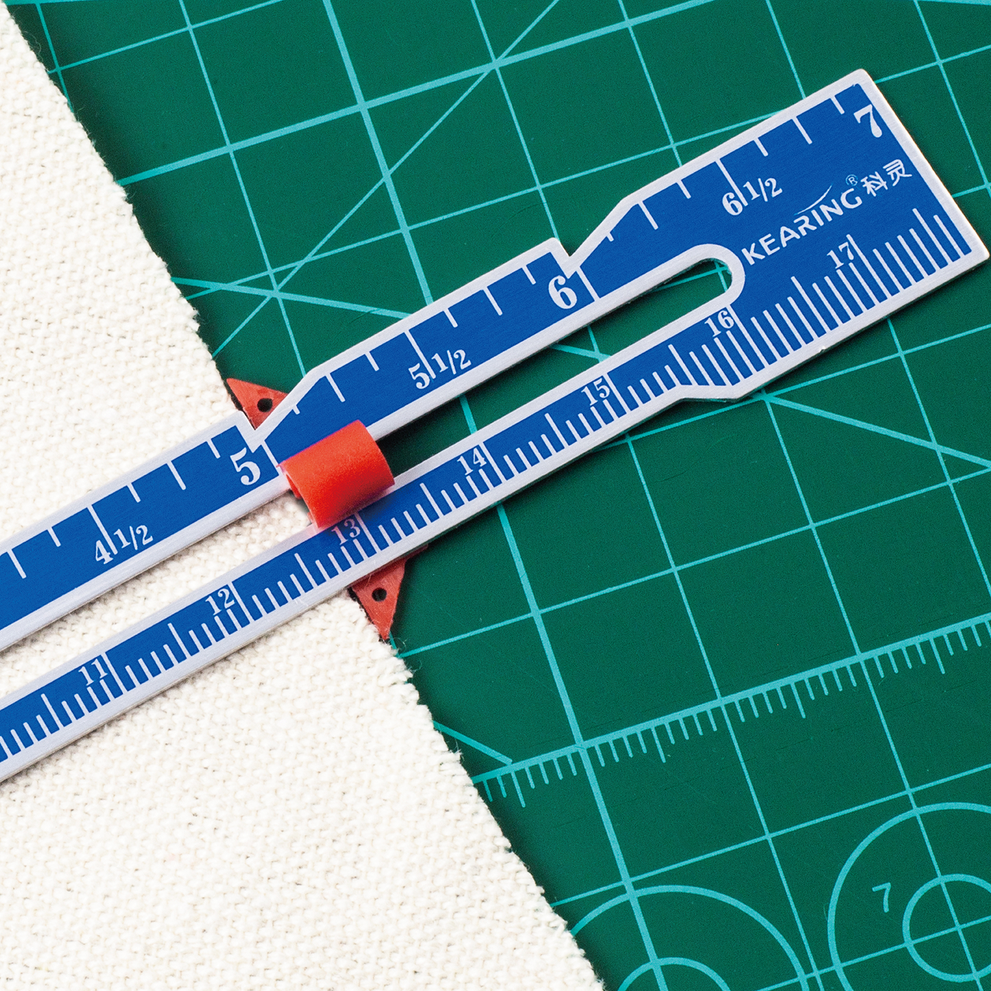UK Sliding Marker Sewing Gauge for Hems, Tucks, Pleats, Buttonholes - 6" or 7"