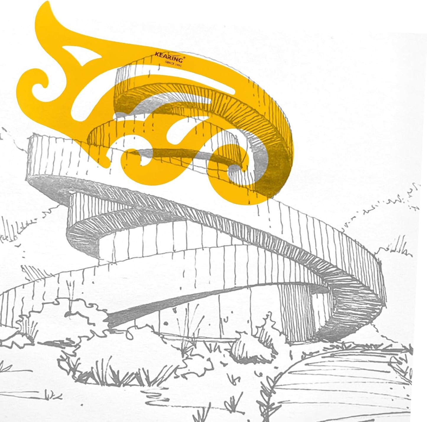 UK Kearing French Curve Ruler Template