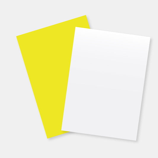 Dressmakers Tracing Paper Yellow and White, Large Sized 82cm x 57 cm