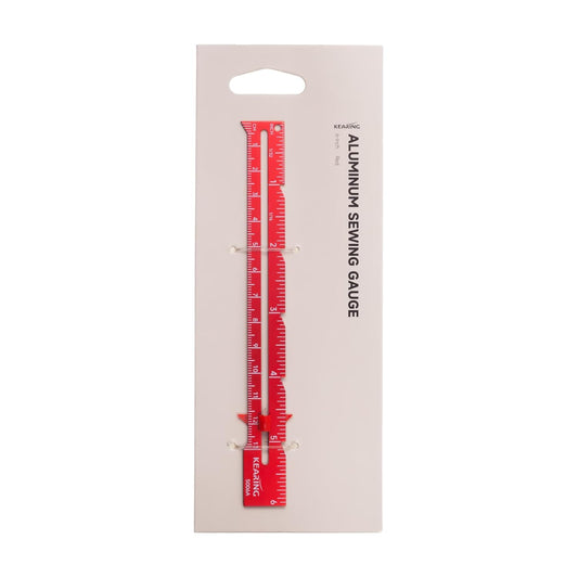 UK Sliding Marker Sewing Gauge for Hems, Tucks, Pleats, Buttonholes - 6" or 7"