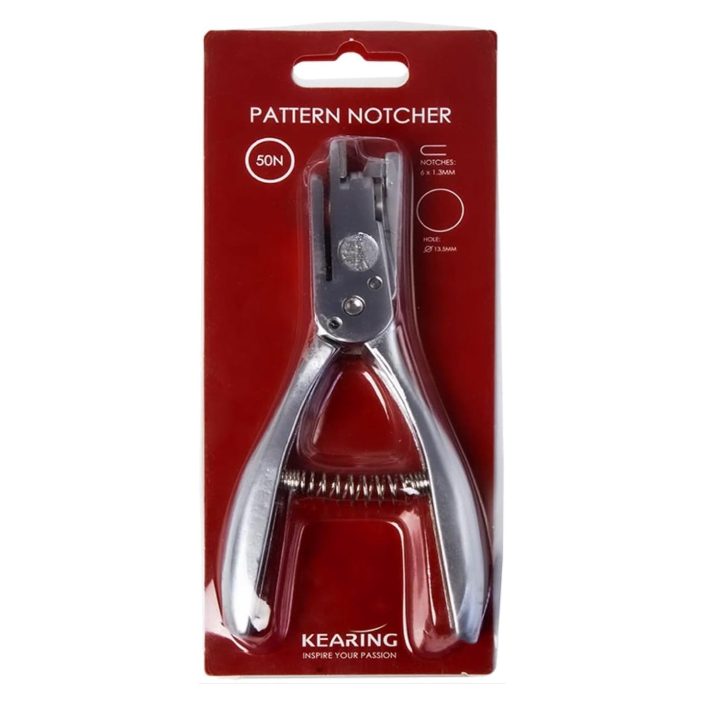 UK Pattern Notcher 1/4 x 1/16inch, 13.5mm Circular Holes Cutting, Stainless Steel