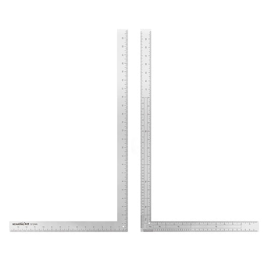 UK Double Sided L Square Ruler, Aviation Aluminum Ruler