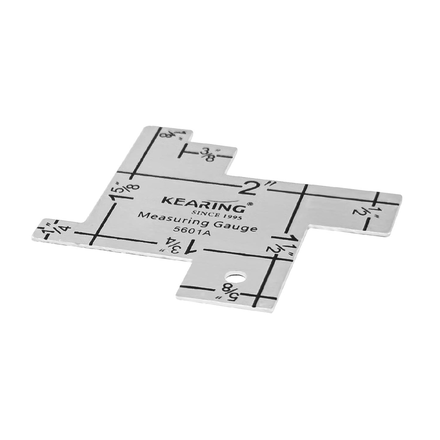 UK Kearing Aluminum Seam Gauge for Sewing and Quilting - Heavy Duty Measuring Gauge Ruler