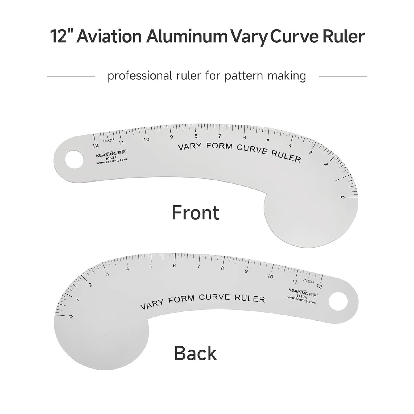 UK Vary Form Curve Ruler for Sewing, Pattern Making, Quilting, Heavy Duty