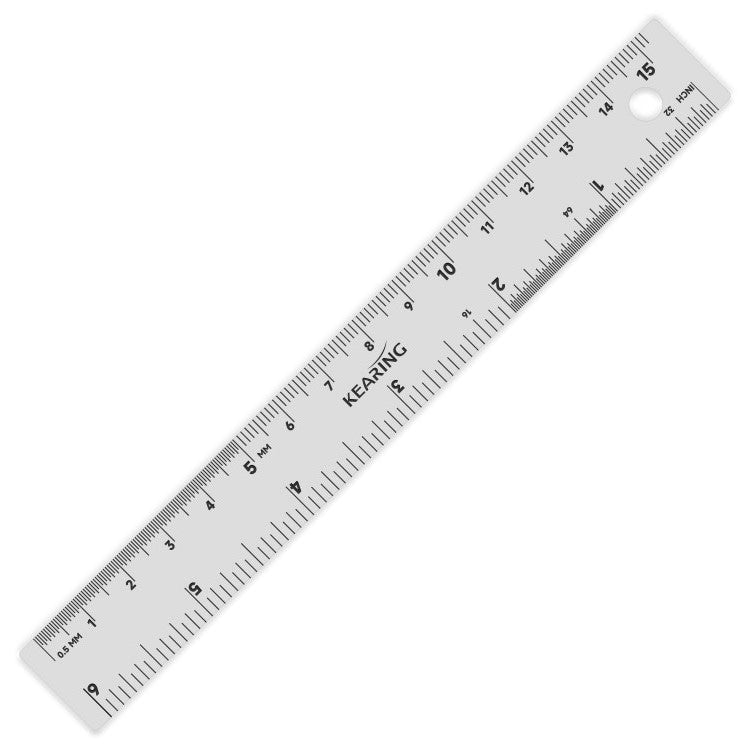 UK Stainless Steel Ruler with Both Imperial and Metric Markings – Assorted Sizes