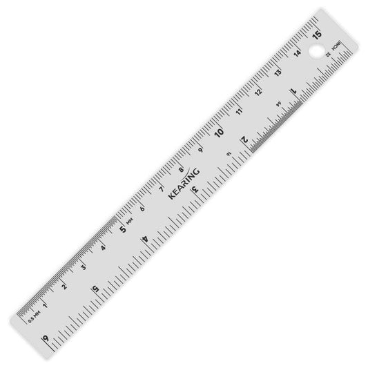 UK Stainless Steel Ruler with Both Imperial and Metric Markings – Assorted Sizes