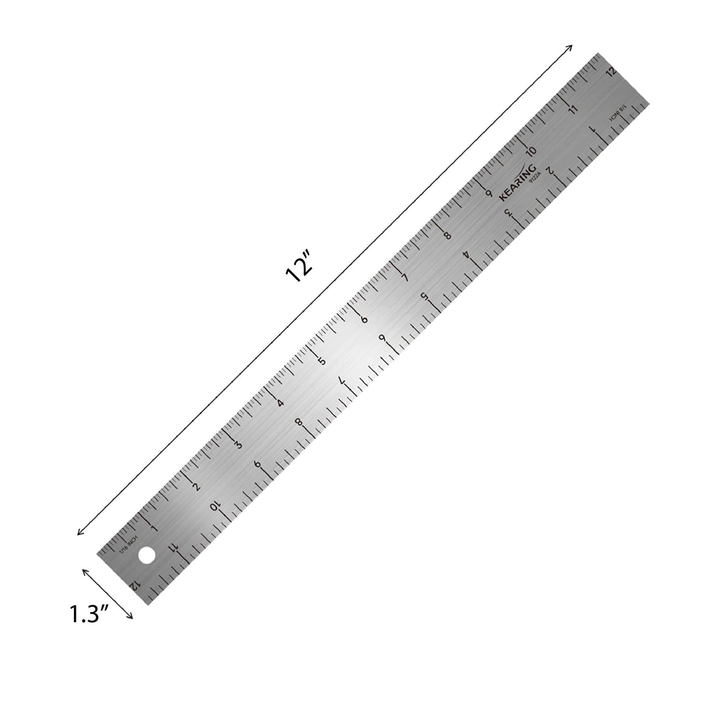UK Aerospace Grade Aluminum Ruler - Assorted Sizes