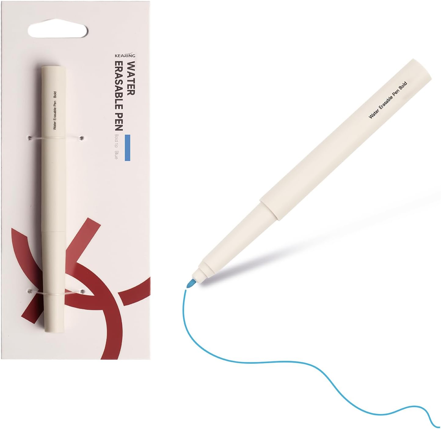 UK White Water Erasable Marking Pen for Fabric, Smooth Touch Disappearing Ink