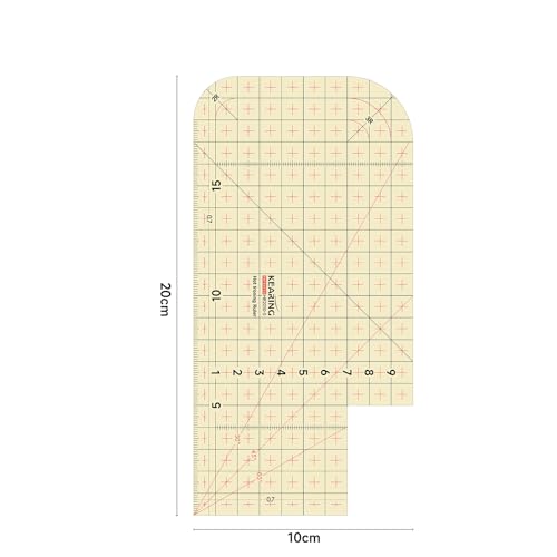 UK Patented Hot Hem Ruler - Heat-Resistant Resin Sewing Hem & Press Tool