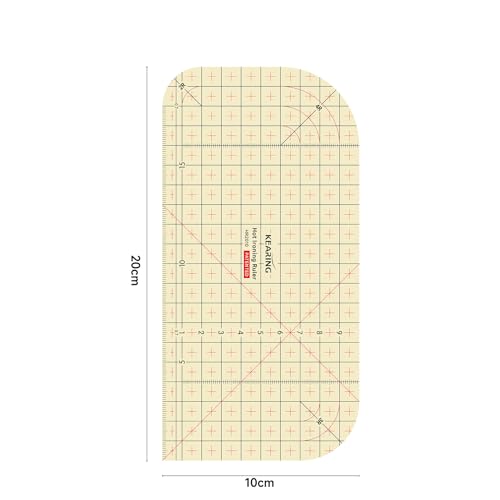UK Patented Hot Hem Ruler - Heat-Resistant Resin Sewing Hem & Press Tool