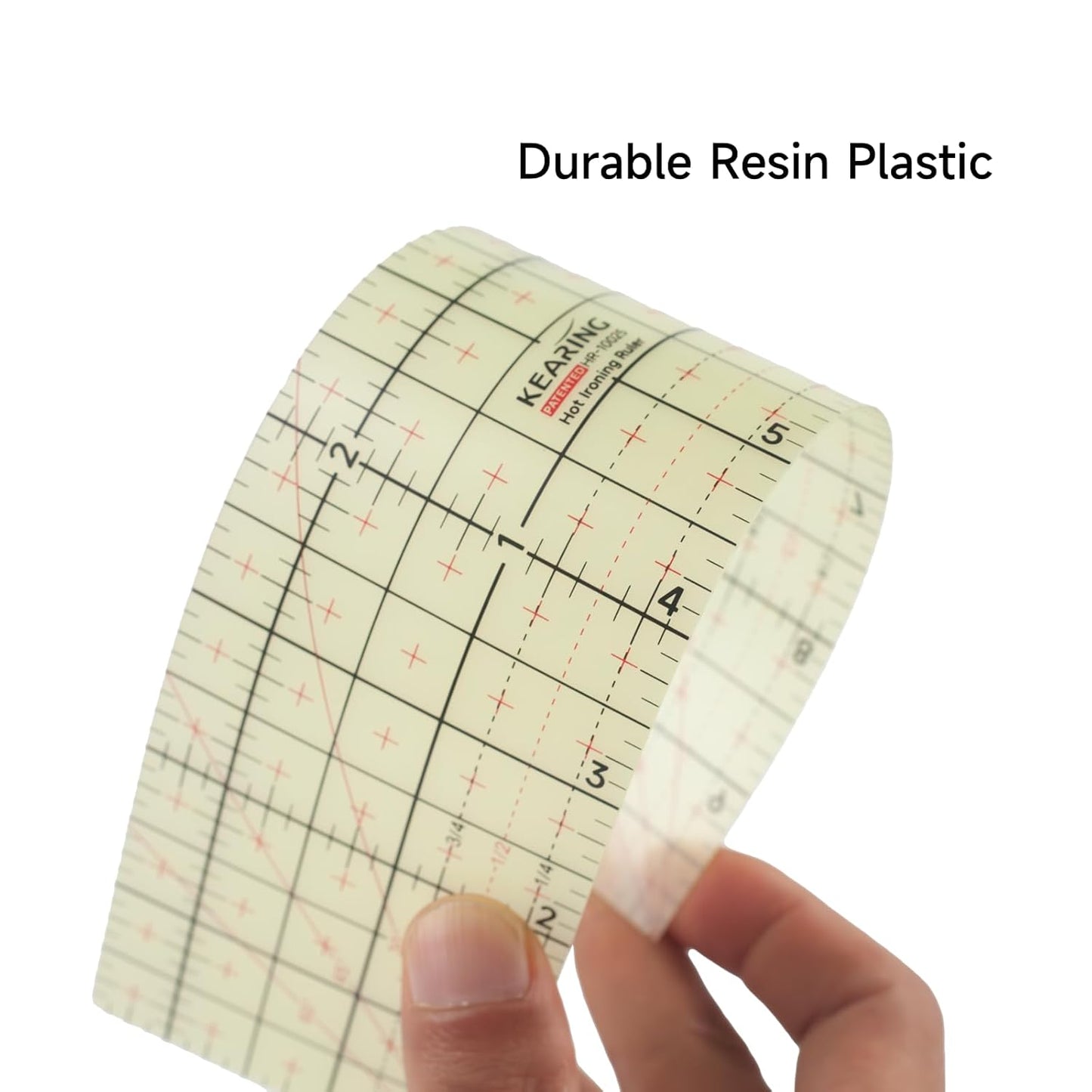 UK Patented Hot Hem Ruler - Heat-Resistant Resin Sewing Hem & Press Tool