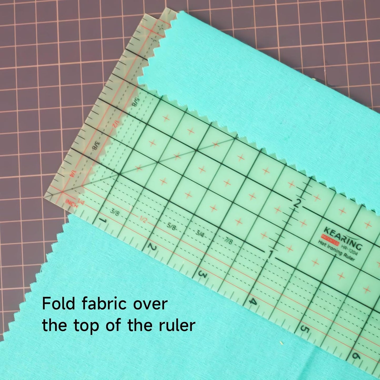 UK Patented Hot Hem Ruler - Heat-Resistant Resin Sewing Hem & Press Tool