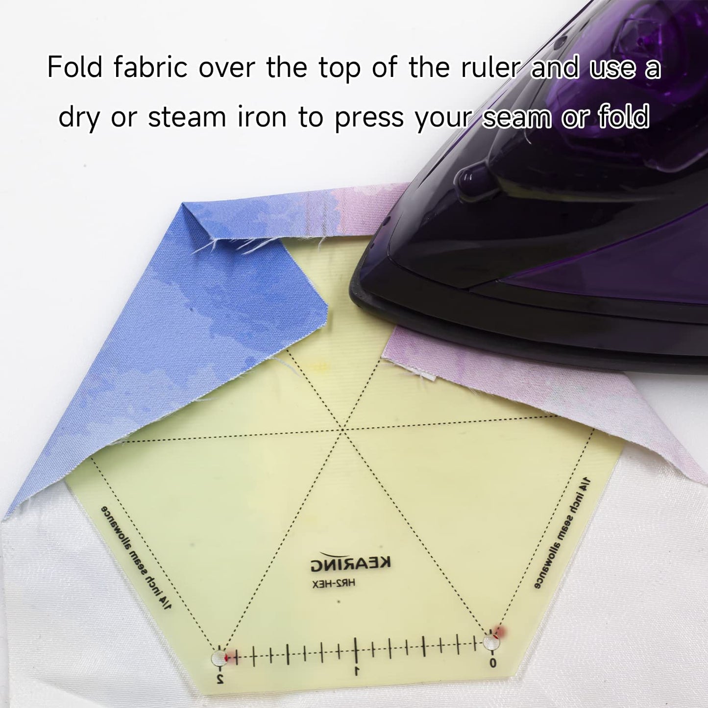 UK Hot Hem Ruler Template Set 5 Piece, Patented Heat Resistant Non-Slip