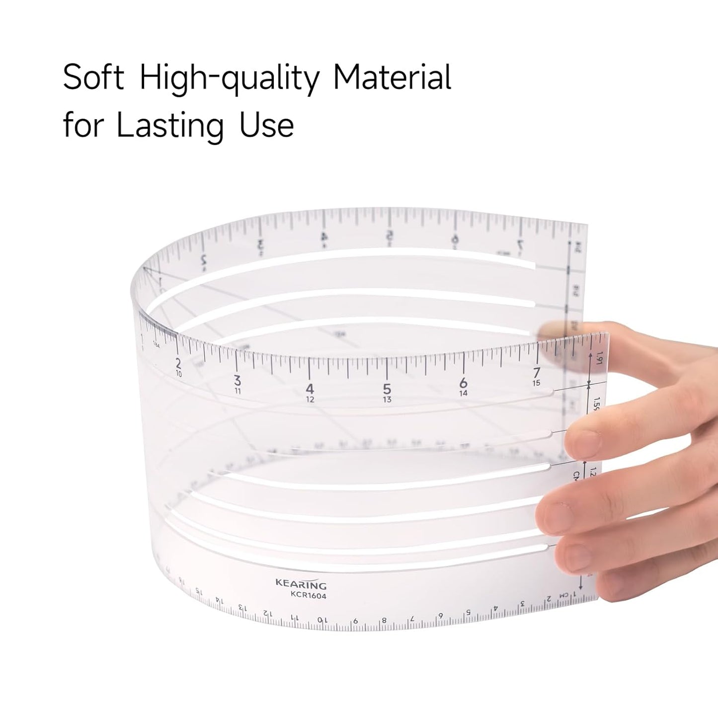 UK Clear Plastic Zero Centering Ruler, Sewing & Quilting Ruler – Kearing UK