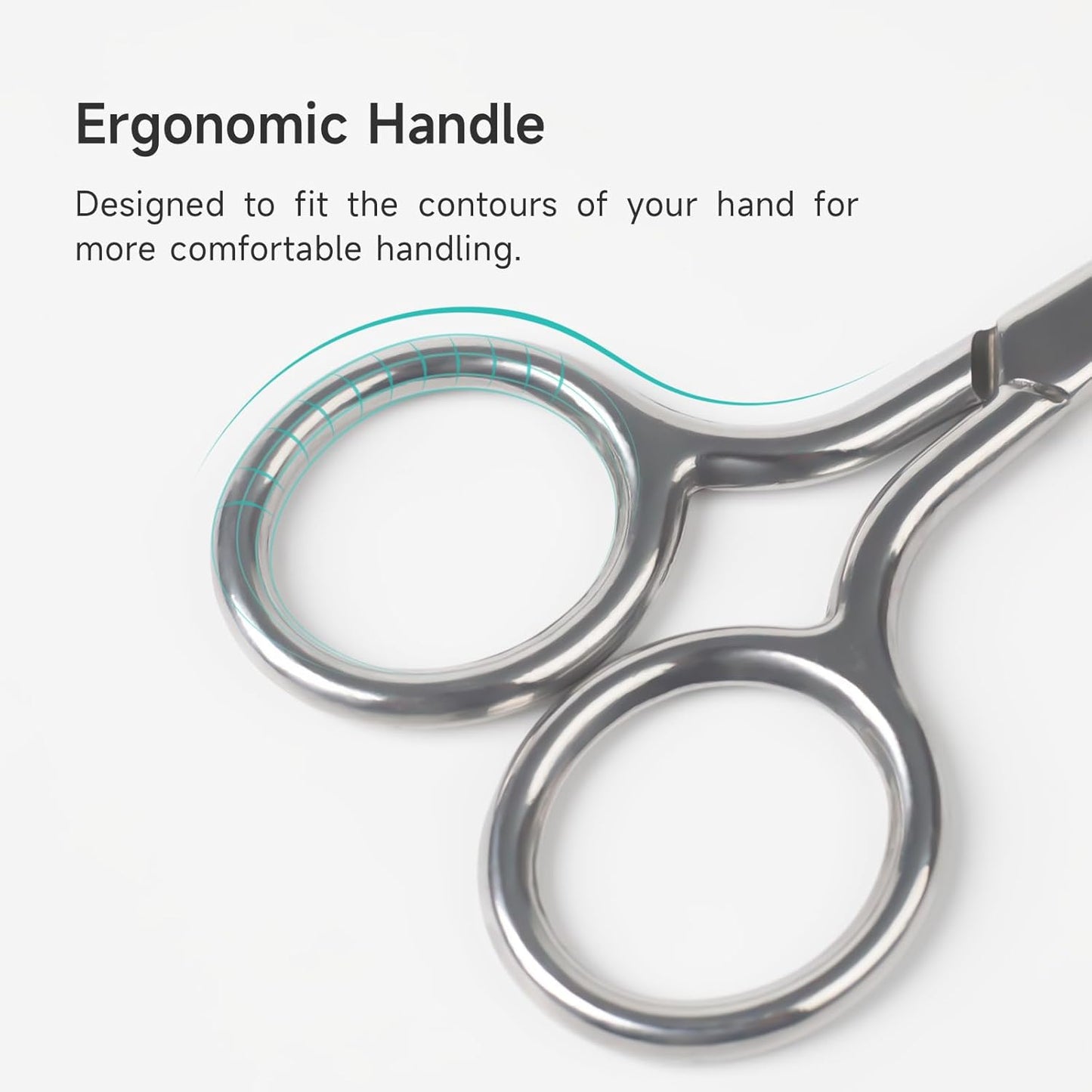 4-Inch Precision Embroidery Scissors with Blade Cover – Stainless Steel Sharp Tip Detail Shears