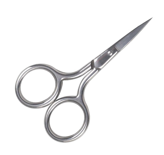 4-Inch Precision Embroidery Scissors with Blade Cover – Stainless Steel Sharp Tip Detail Shears