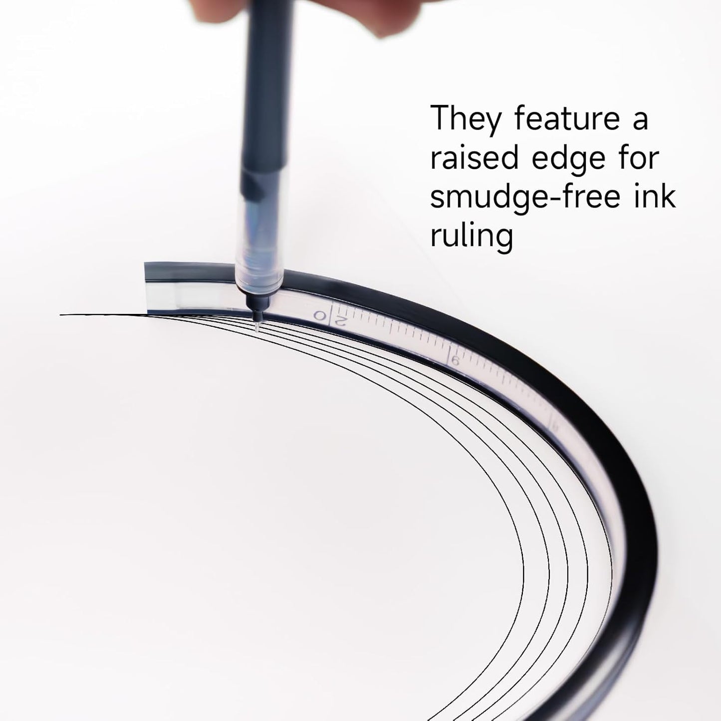 UK Flexible Curve Ruler – 12", 24", 36" Drafting & Pattern Design Ruler