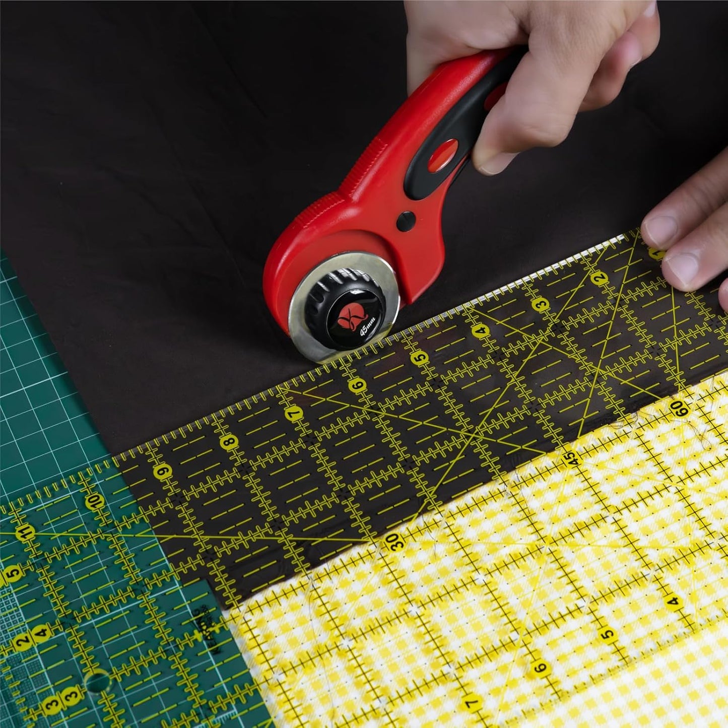 UK Patchwork Quilting Ruler for Sewing, Cutting & Craft Projects