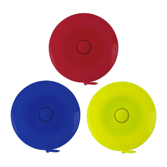 UK Economy Retractable Measuring Tape – 150cm / 60 Inch Flexible Sewing Tape - Assorted Colors
