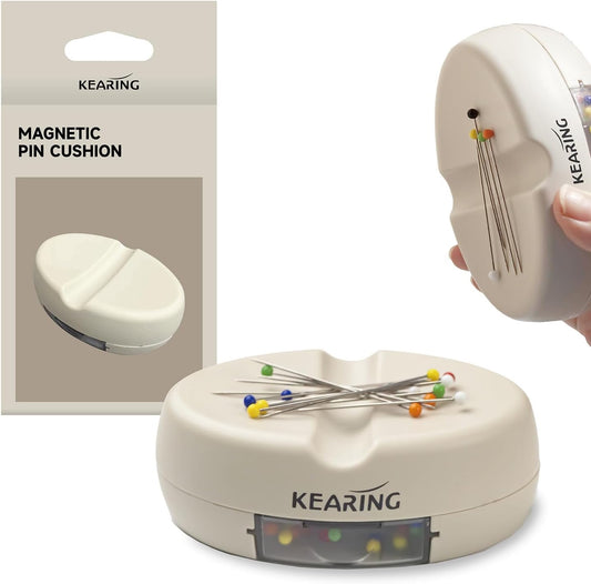 UK Oval Magnetic Pin Cushion with Needle Drawer