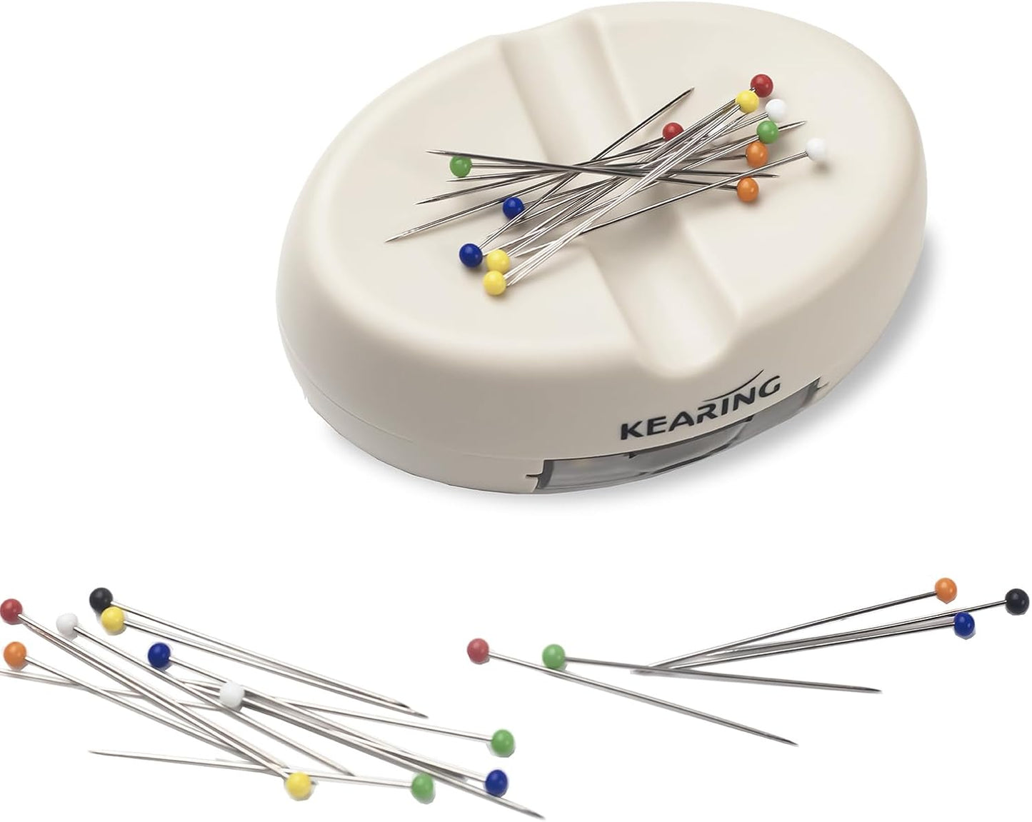 UK Oval Magnetic Pin Cushion with Needle Drawer