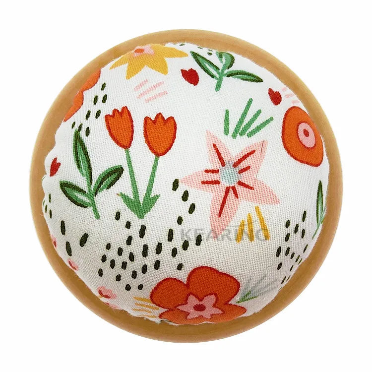 UK Wooden Pin Cushion - 2.8" / 7cm