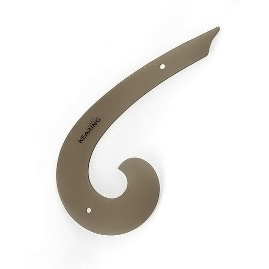 UK Comma Shaped French Curve Ruler, No Measurements, 9"