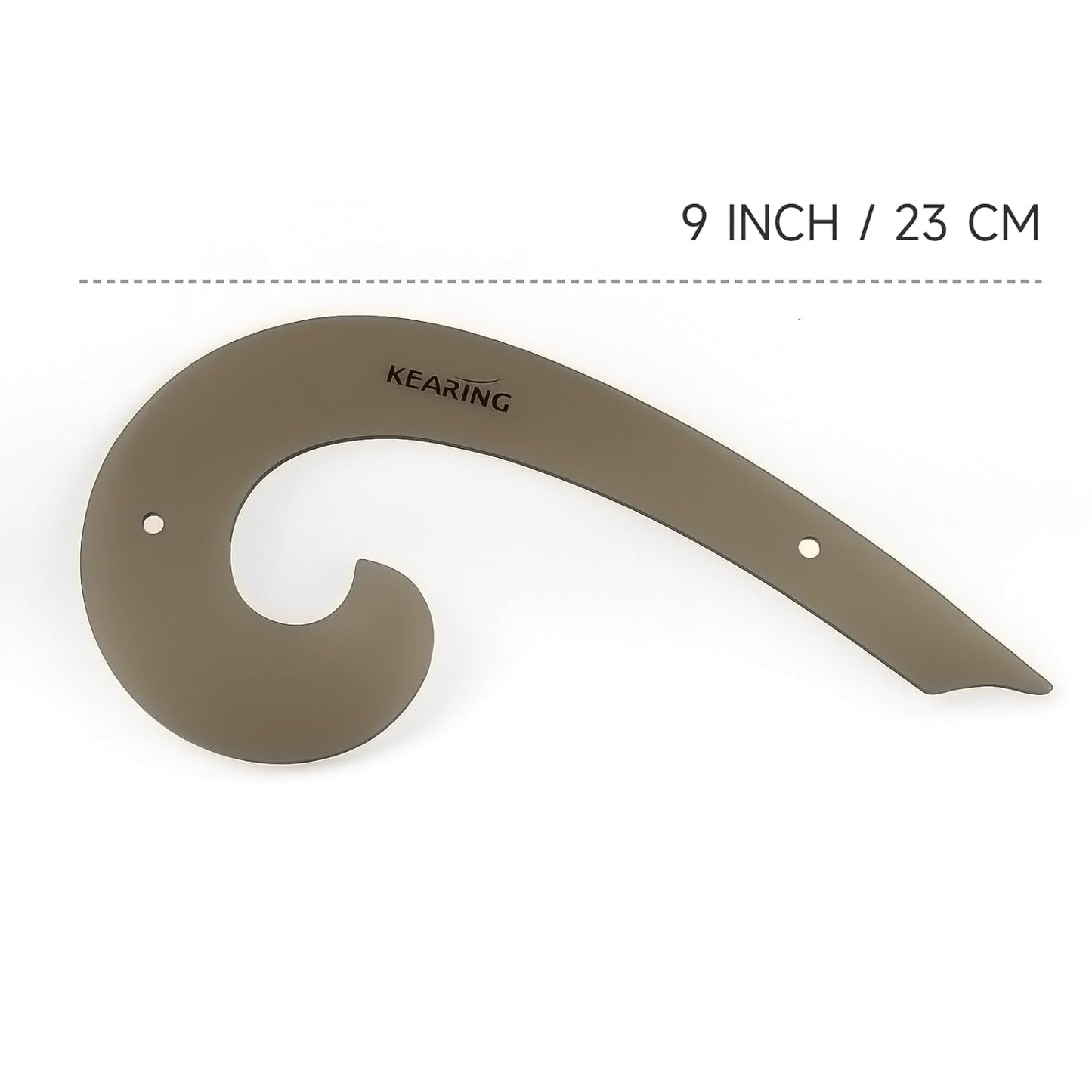 UK Comma Shaped French Curve Ruler, No Measurements, 9"