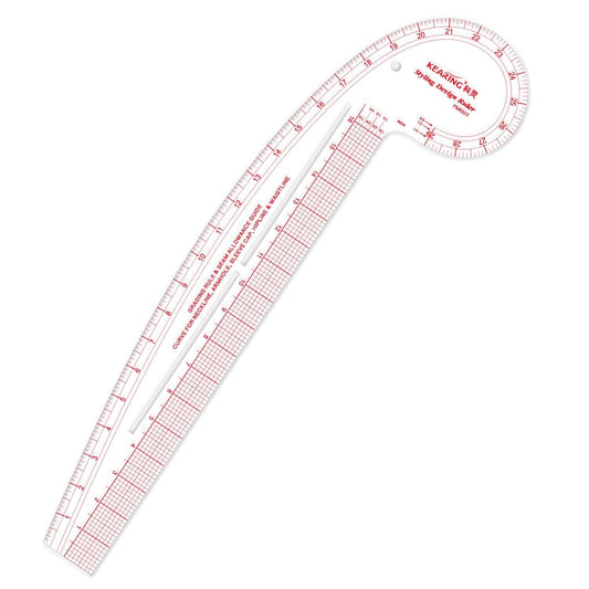 4-in-1 Styling Design Marking Ruler, French Curve, Hip Ruler, Vary Form Curve Ruler