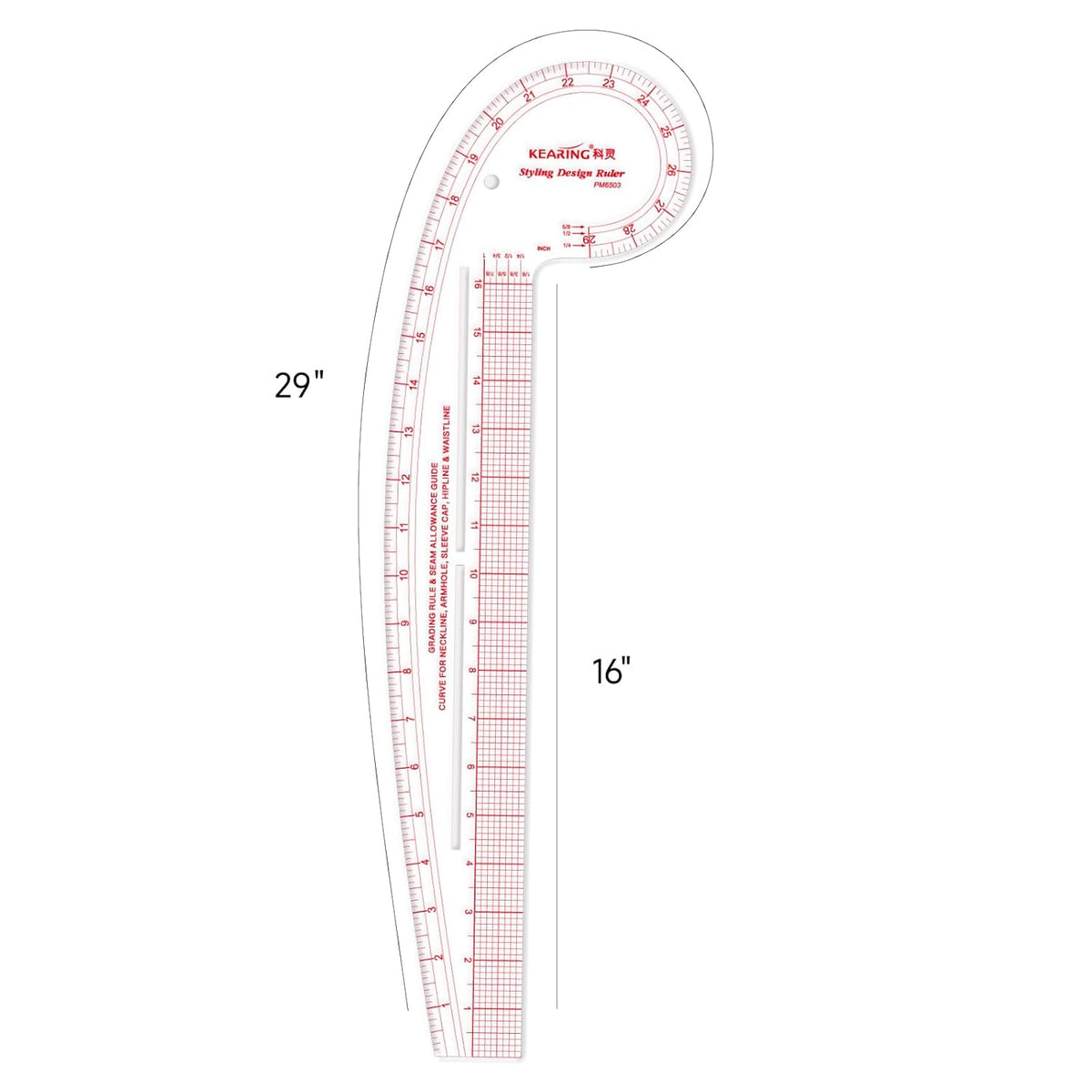 Drugs Styling Design Ruler UK 4-in-1 Styling Design Marking Ruler, French Curve, Hip Ruler, Vary ...