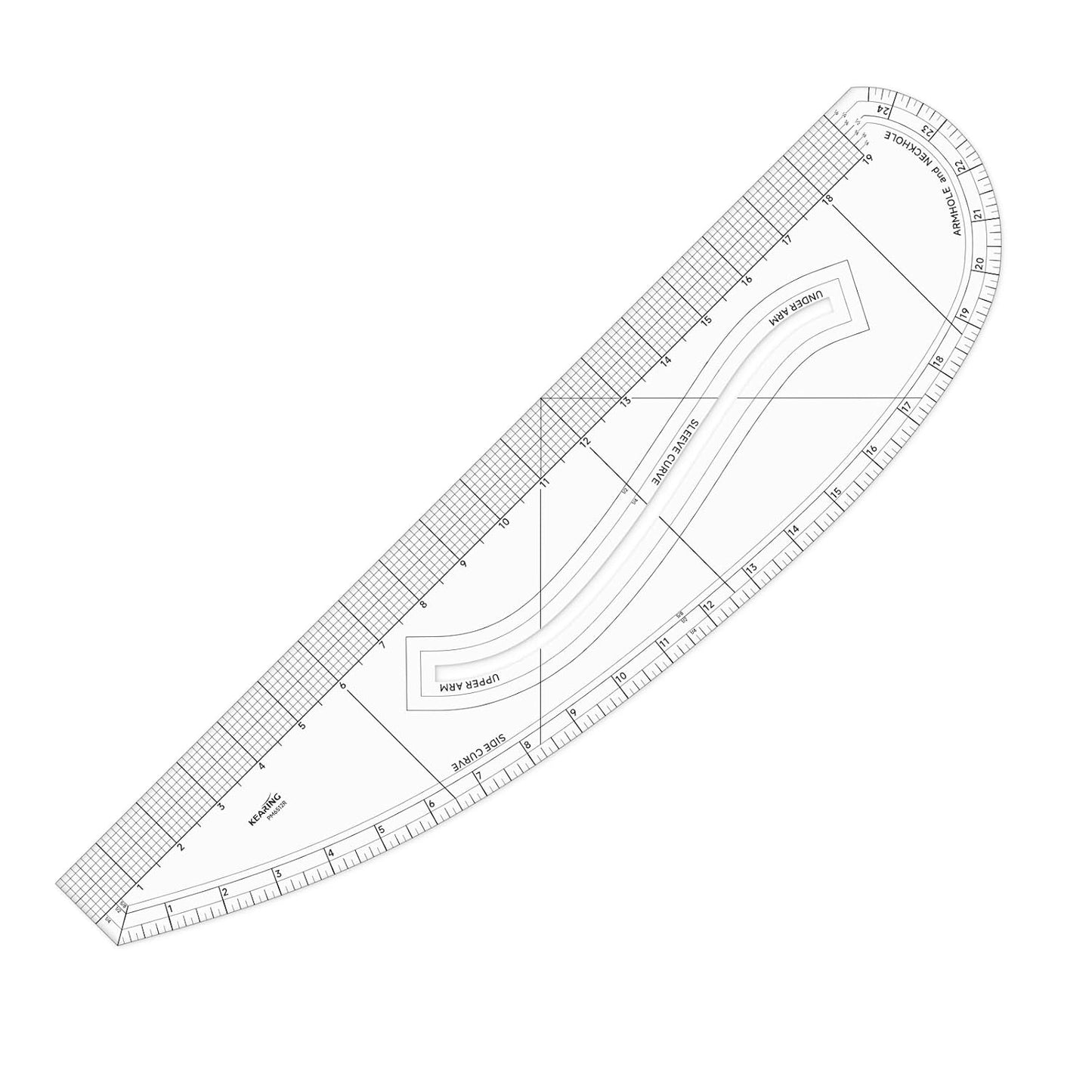 UK Multi-functional Sewing Curve Ruler. Patented Pattern Master Ruler, Side Curve
