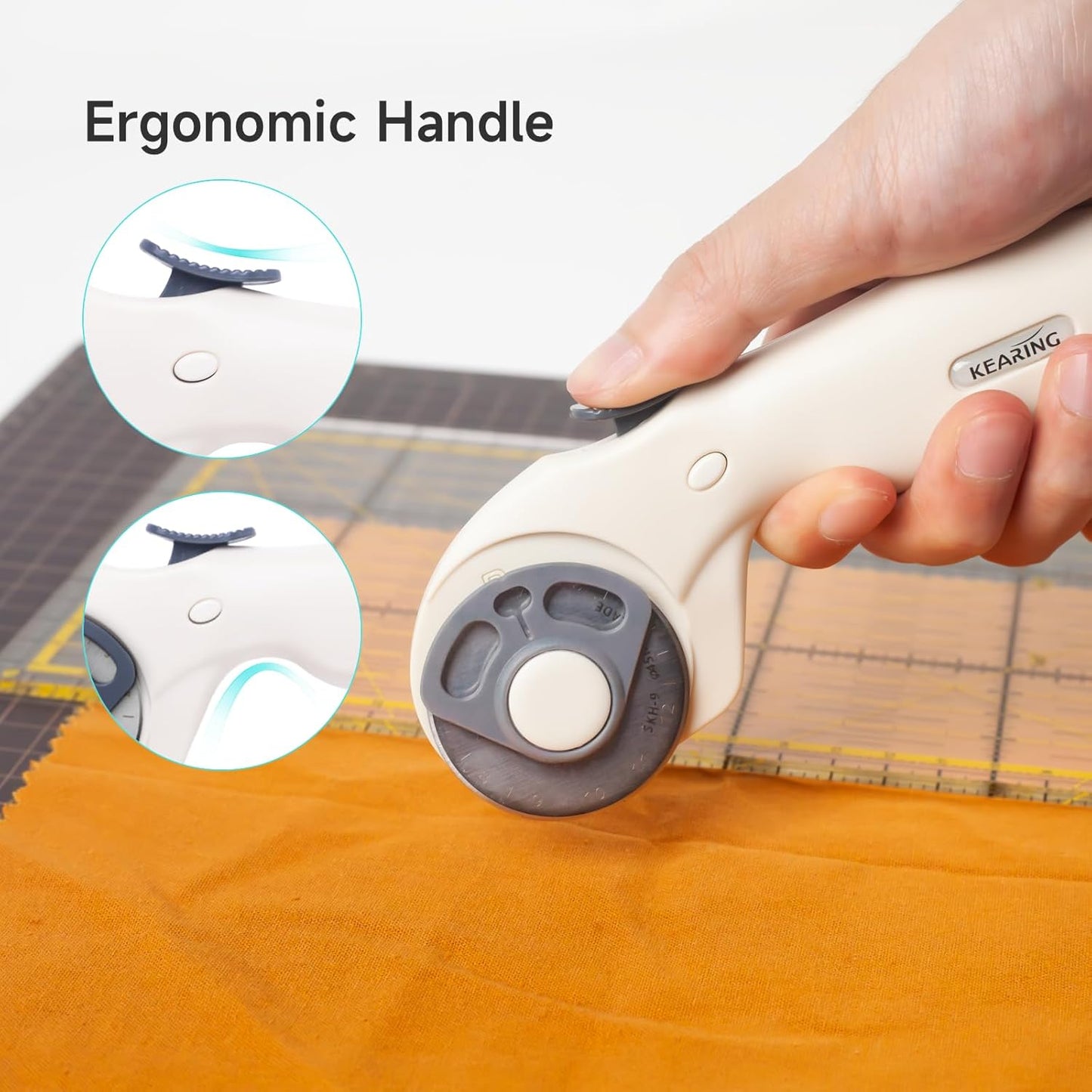 45mm Rotary Cutter - Precision Fabric Cutting Tool