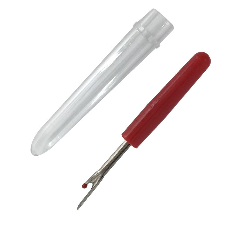 UK Mini Seam Ripper with Cover 2.6" / 6.7cm - Large Blade Tip for Precision Stitch Removal