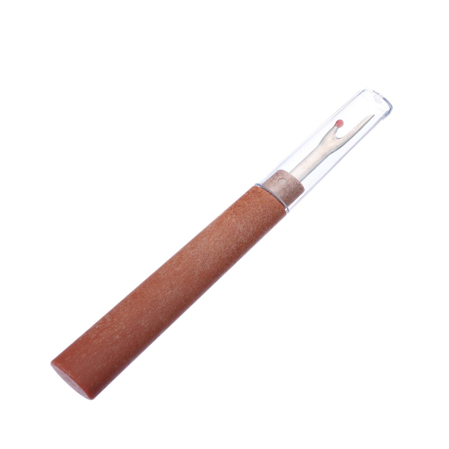 UK Seam Ripper with Faux Wood Handle and Cover - 5" / 12.5cm