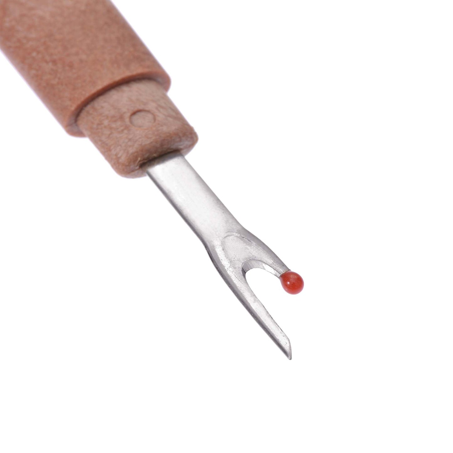 UK Seam Ripper with Faux Wood Handle and Cover - 5" / 12.5cm